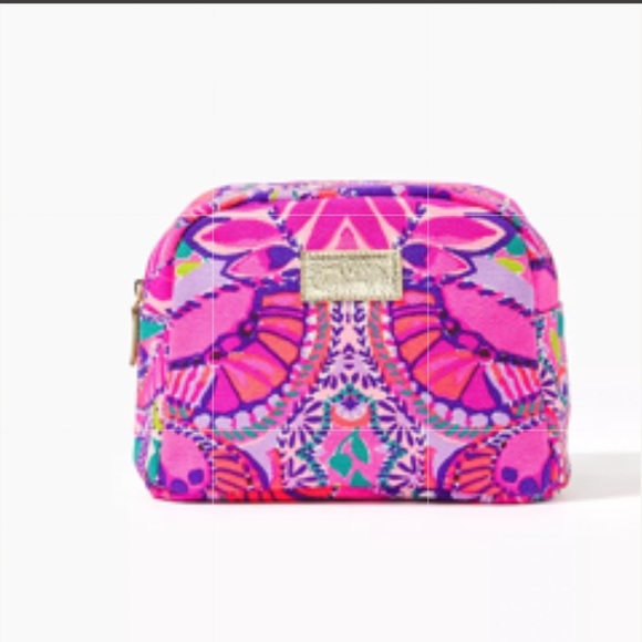 Lilly Pulitzer Comestic Pouch - Resort White - Shes to fly